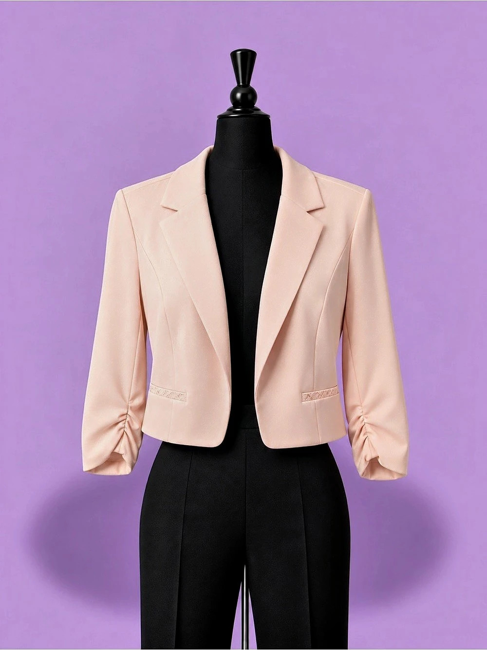 Cardee's Cropped Blazer in Pink XL Like New